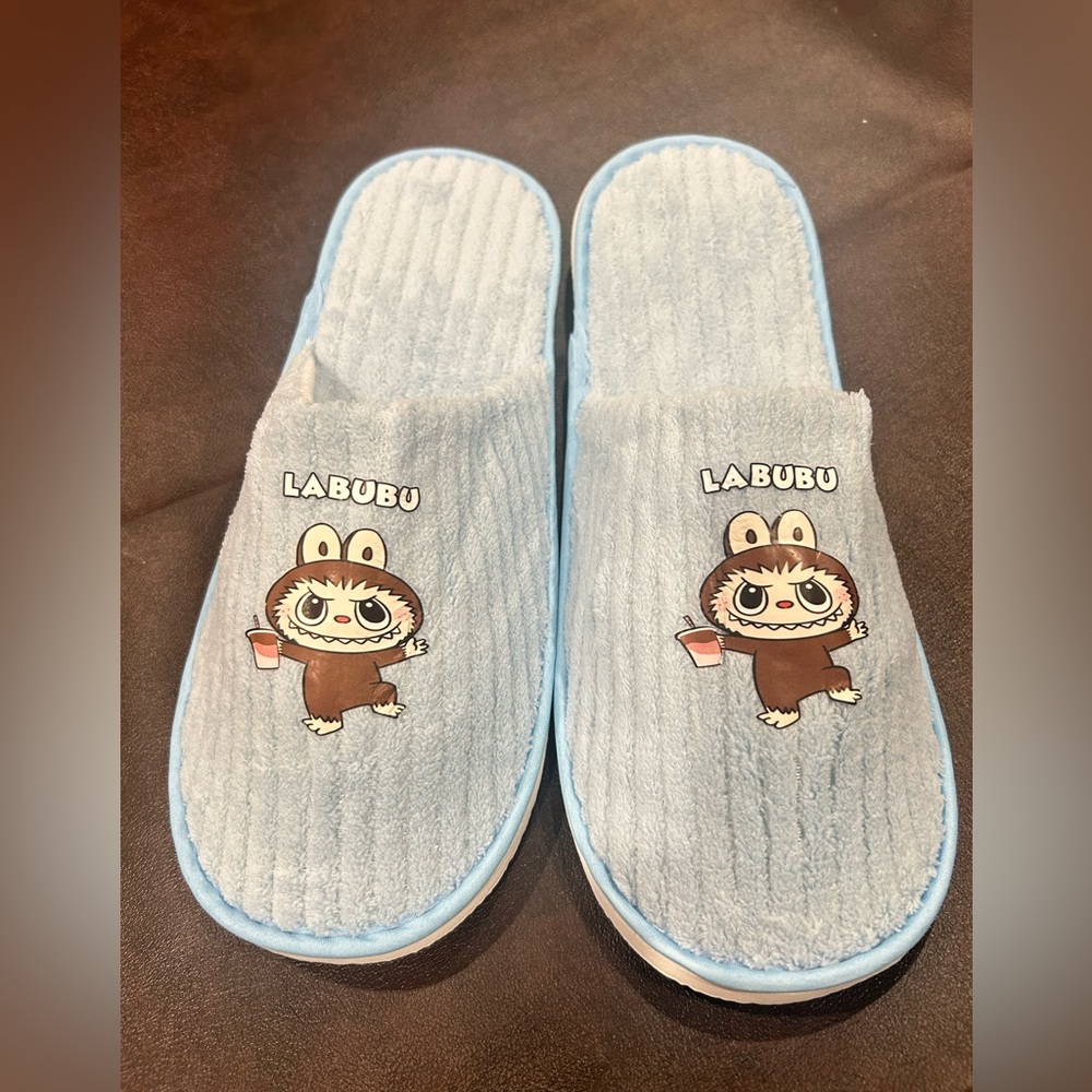 Labubu Blue Women's Slippers (New)